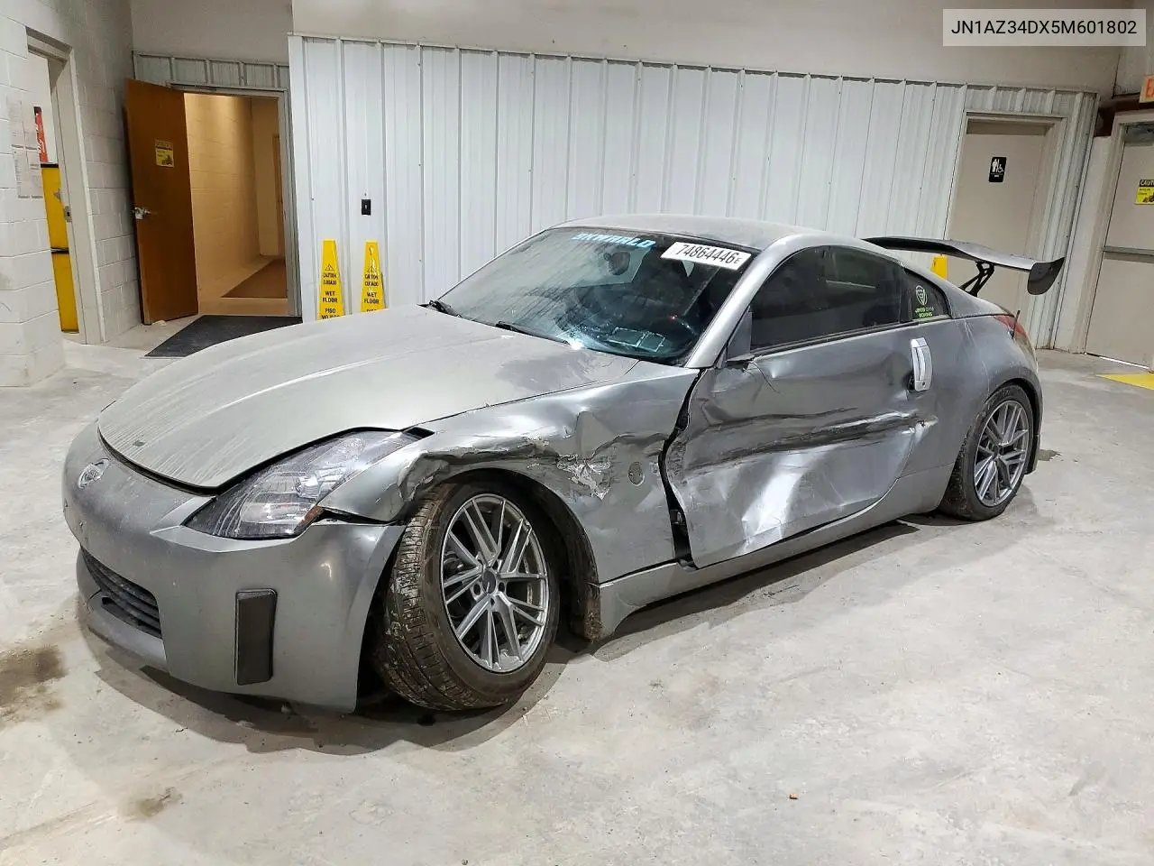 NISSAN 350Z 2005, VIN JN1AZ34DX5M601802