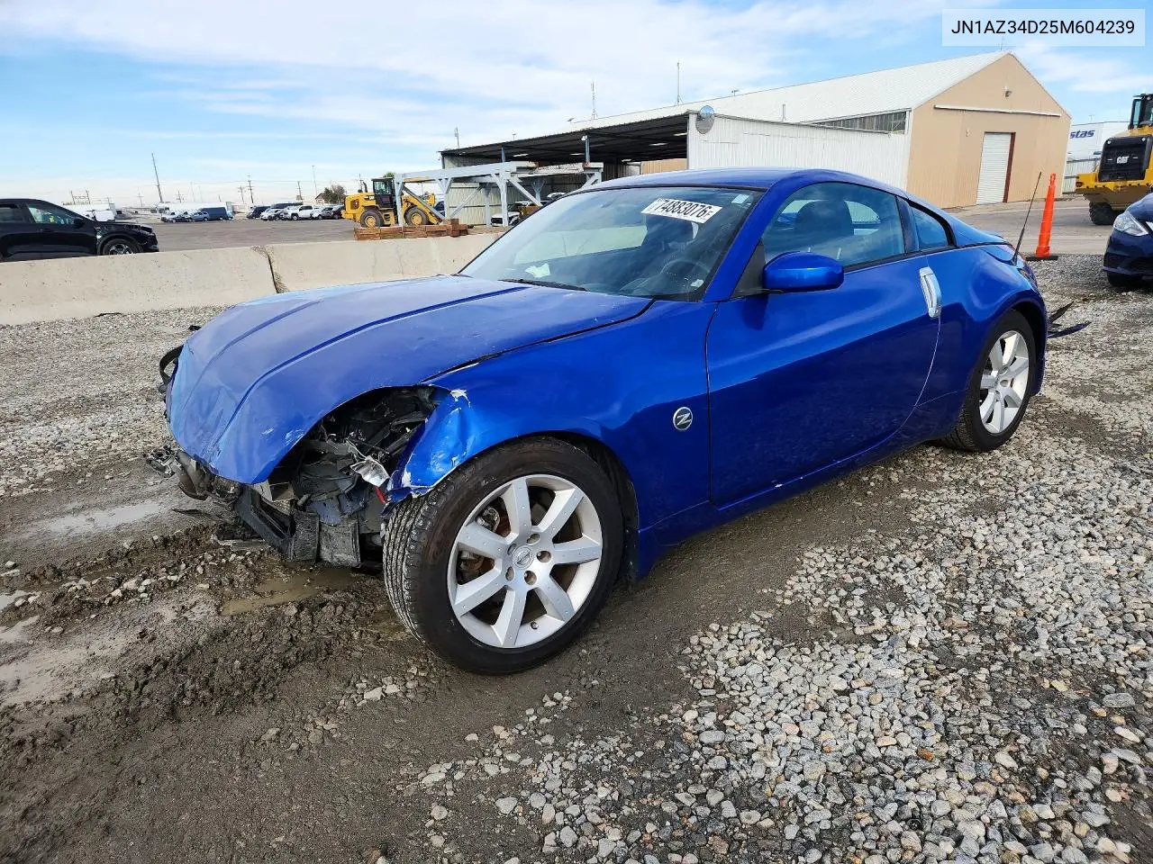 NISSAN 350Z 2005, VIN JN1AZ34D25M604239