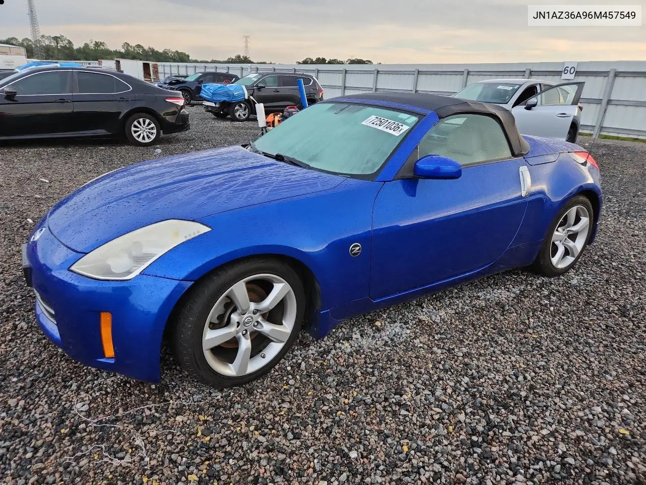 NISSAN 350Z 2006, VIN JN1AZ36A96M457549