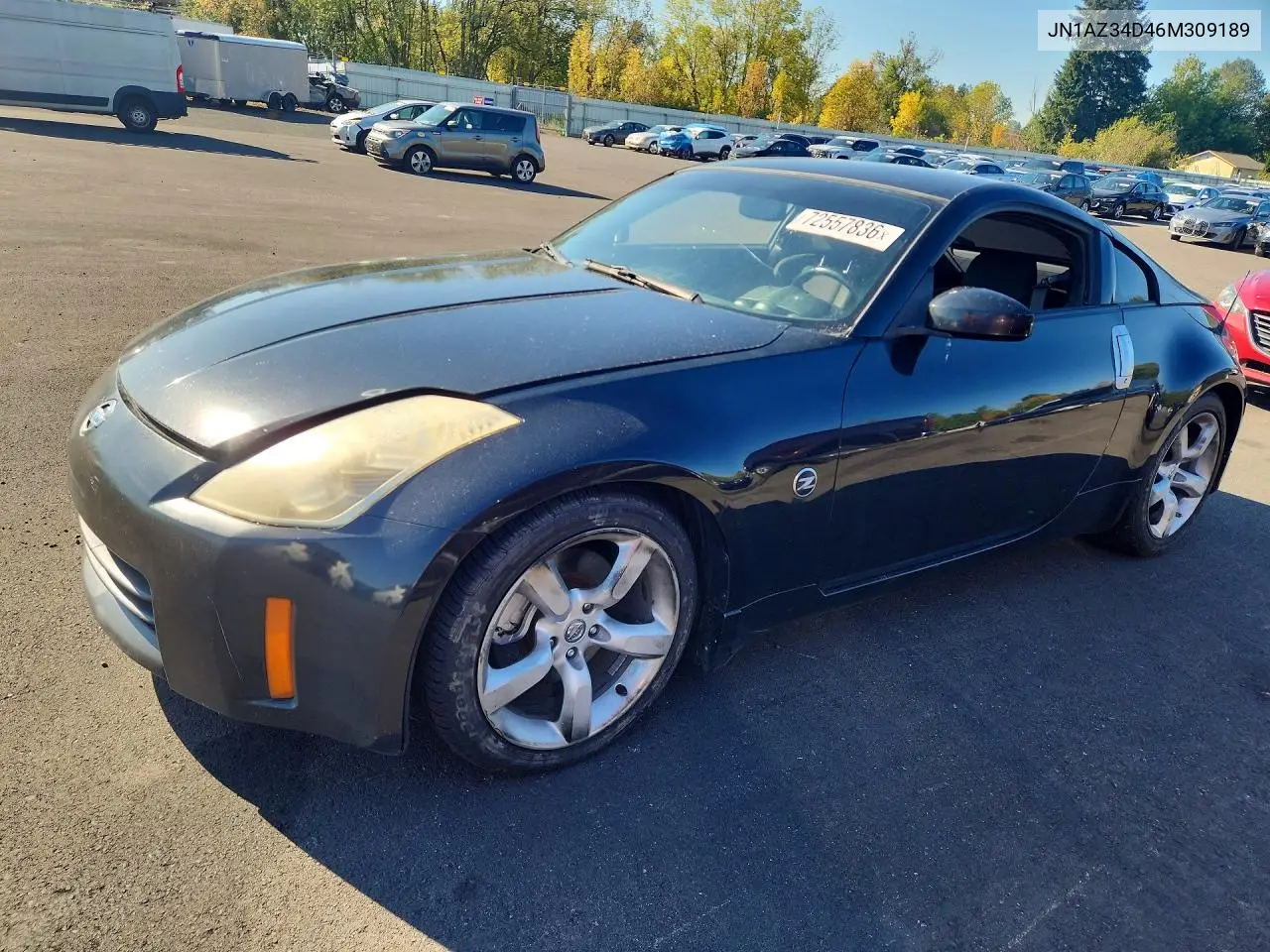 NISSAN 350Z 2006, VIN JN1AZ34D46M309189