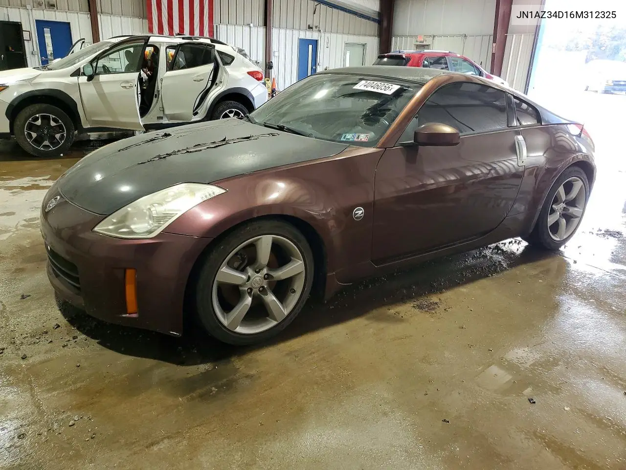 NISSAN 350Z 2006, VIN JN1AZ34D16M312325