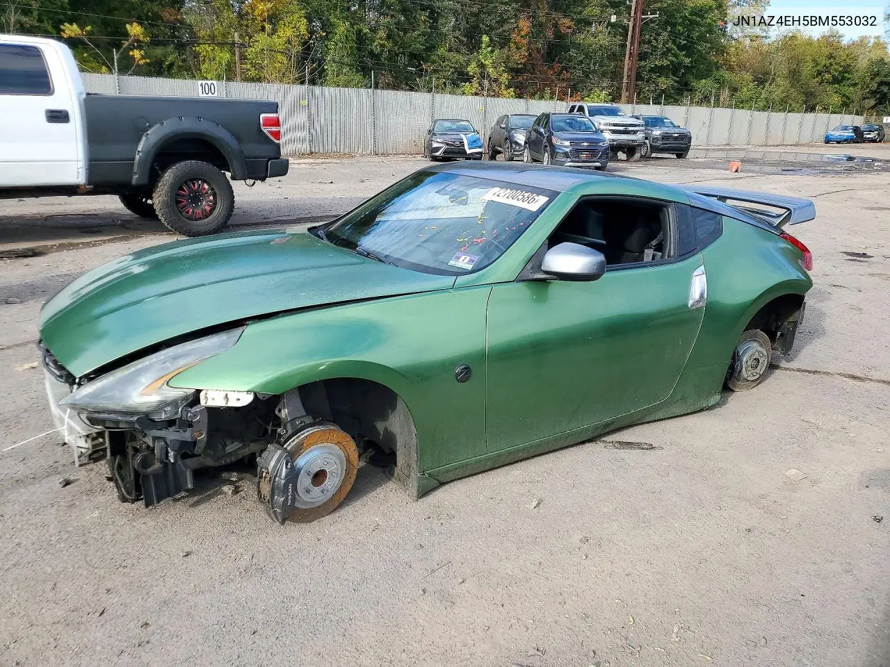 NISSAN 370Z 2011, VIN JN1AZ4EH5BM553032