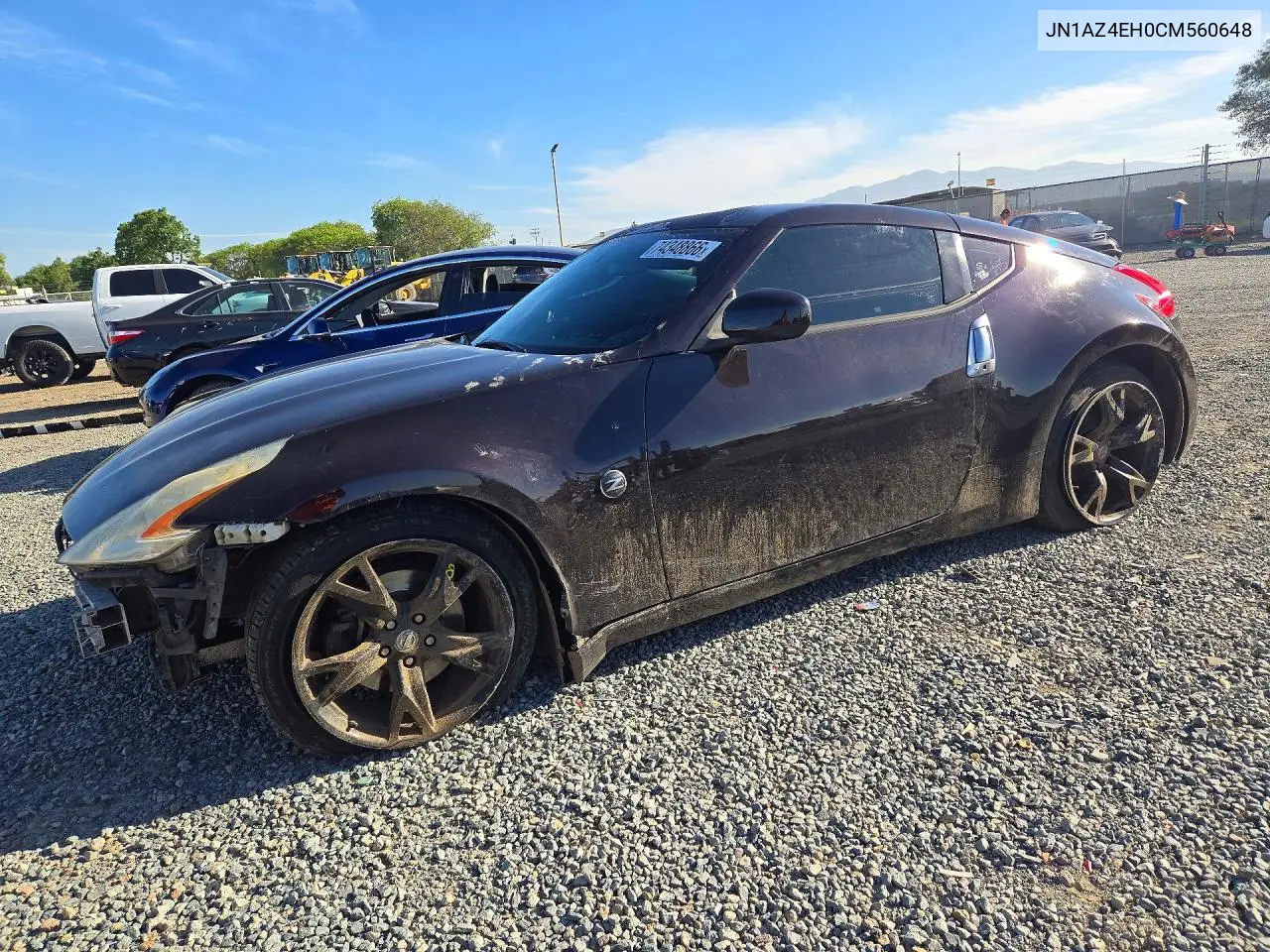 NISSAN 370Z 2012, VIN JN1AZ4EH0CM560648