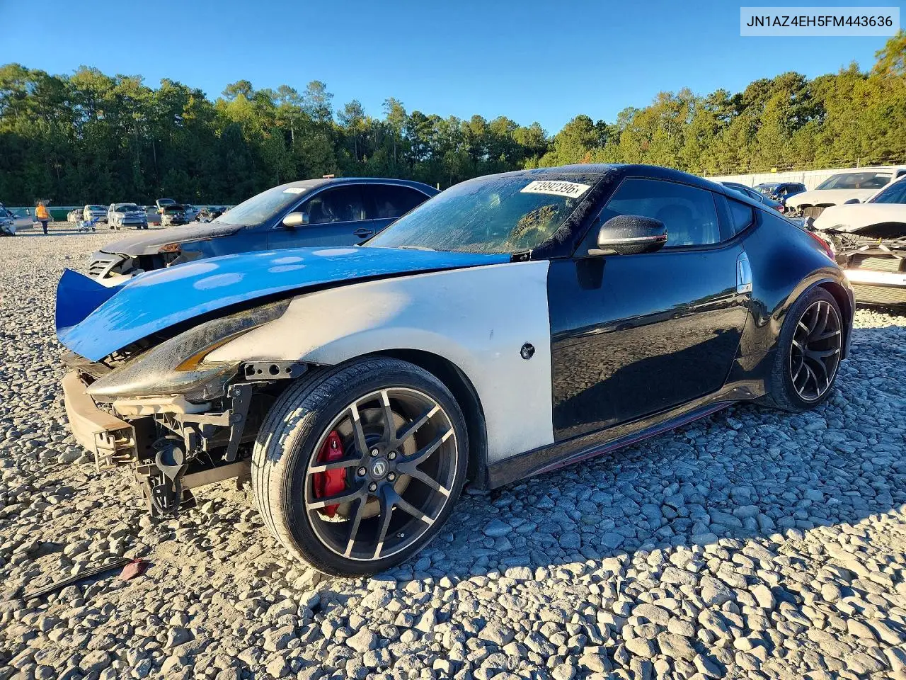 NISSAN 370Z 2015, VIN JN1AZ4EH5FM443636