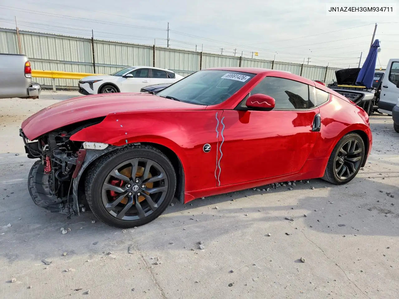 NISSAN 370Z 2016, VIN JN1AZ4EH3GM934711