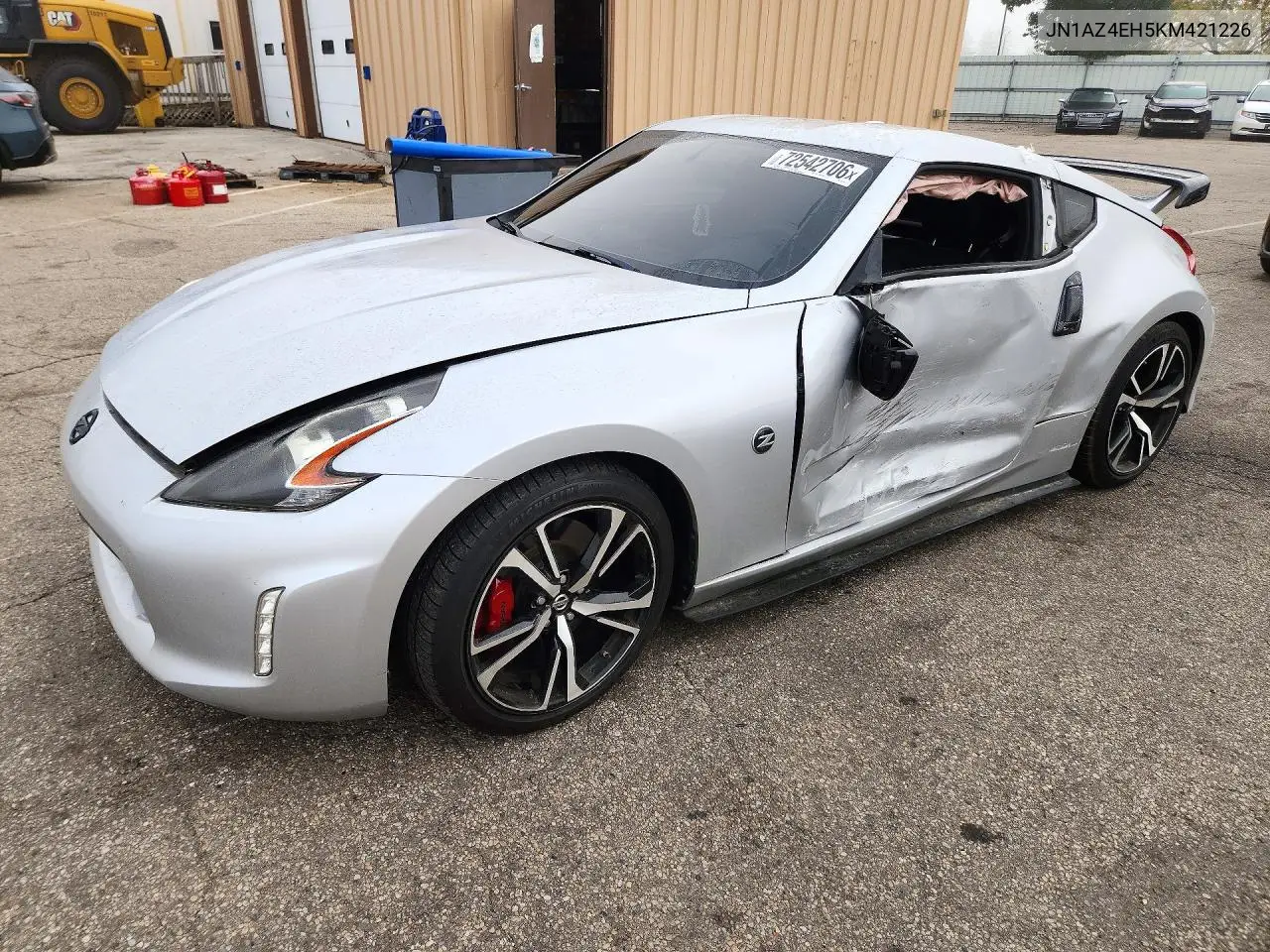 NISSAN 370Z 2019, VIN JN1AZ4EH5KM421226