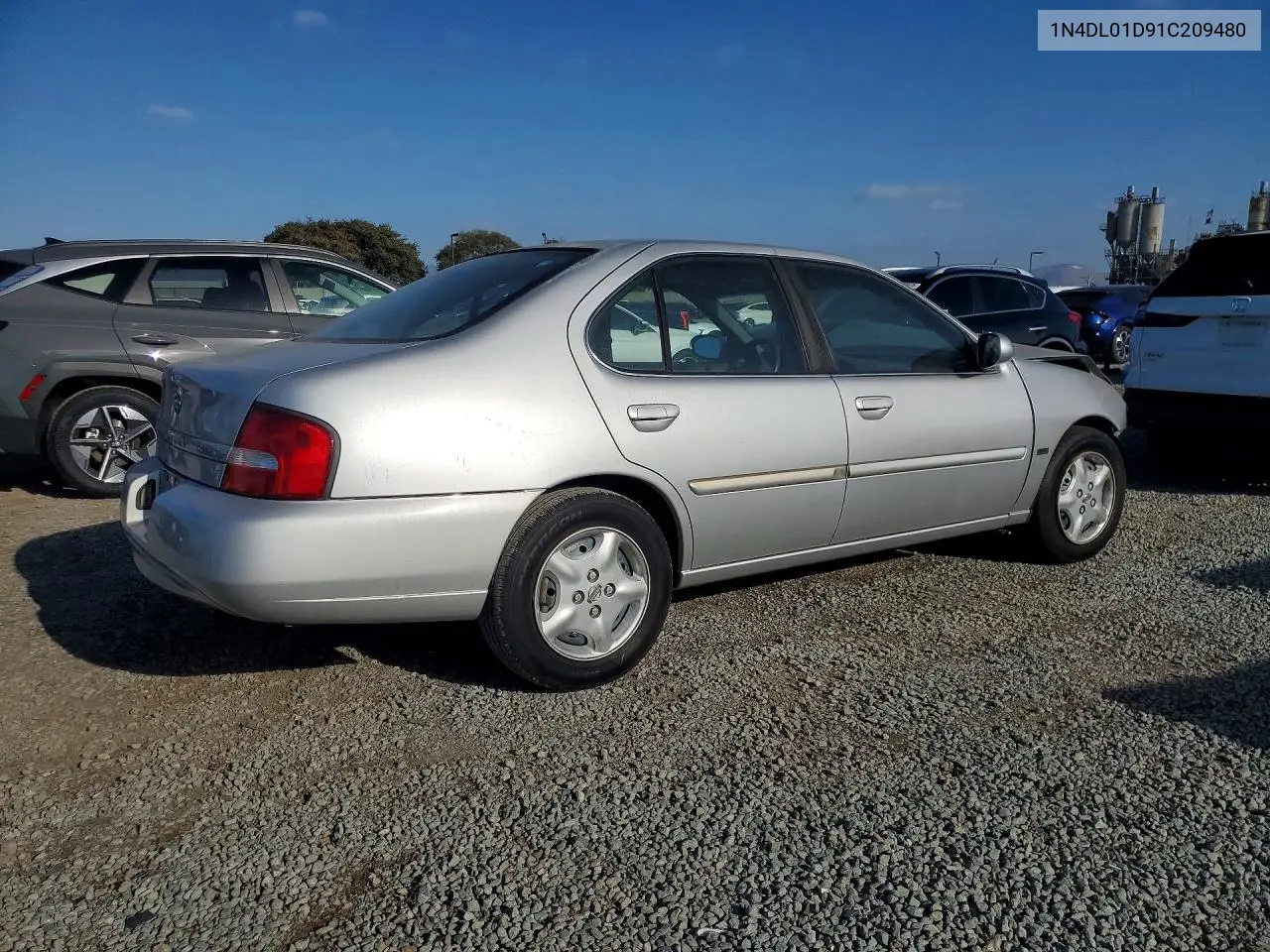 2001 NISSAN ALTIMA VIN 1N4DL01D91C209480 — фото 3