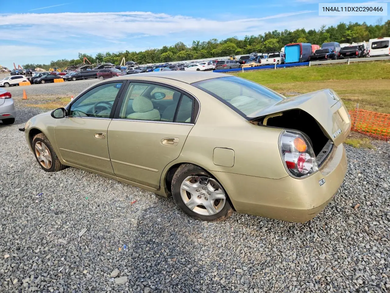 2002 NISSAN ALTIMA VIN 1N4AL11DX2C290466 — фото 2