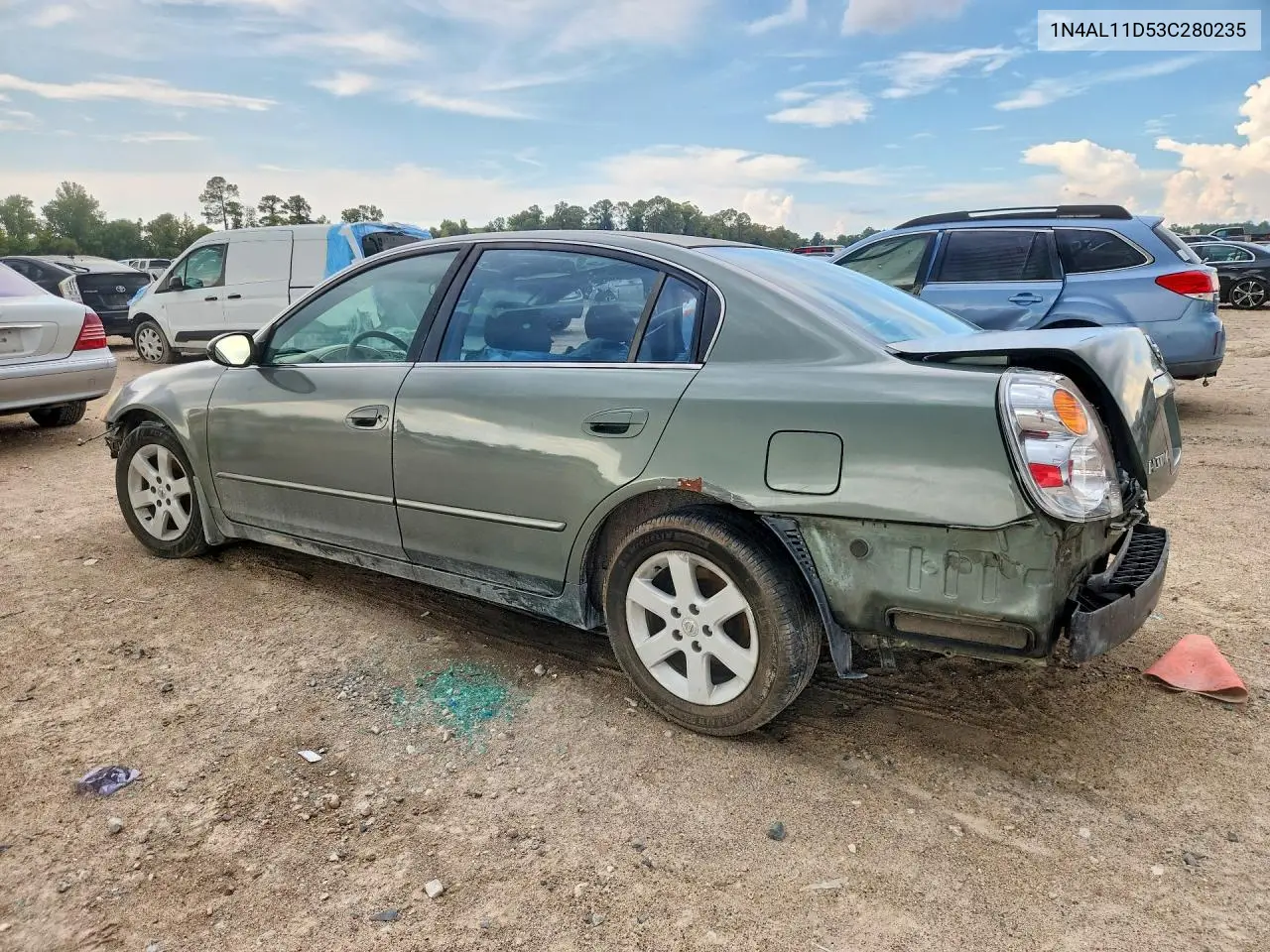 2003 NISSAN ALTIMA VIN 1N4AL11D53C280235 — фото 2