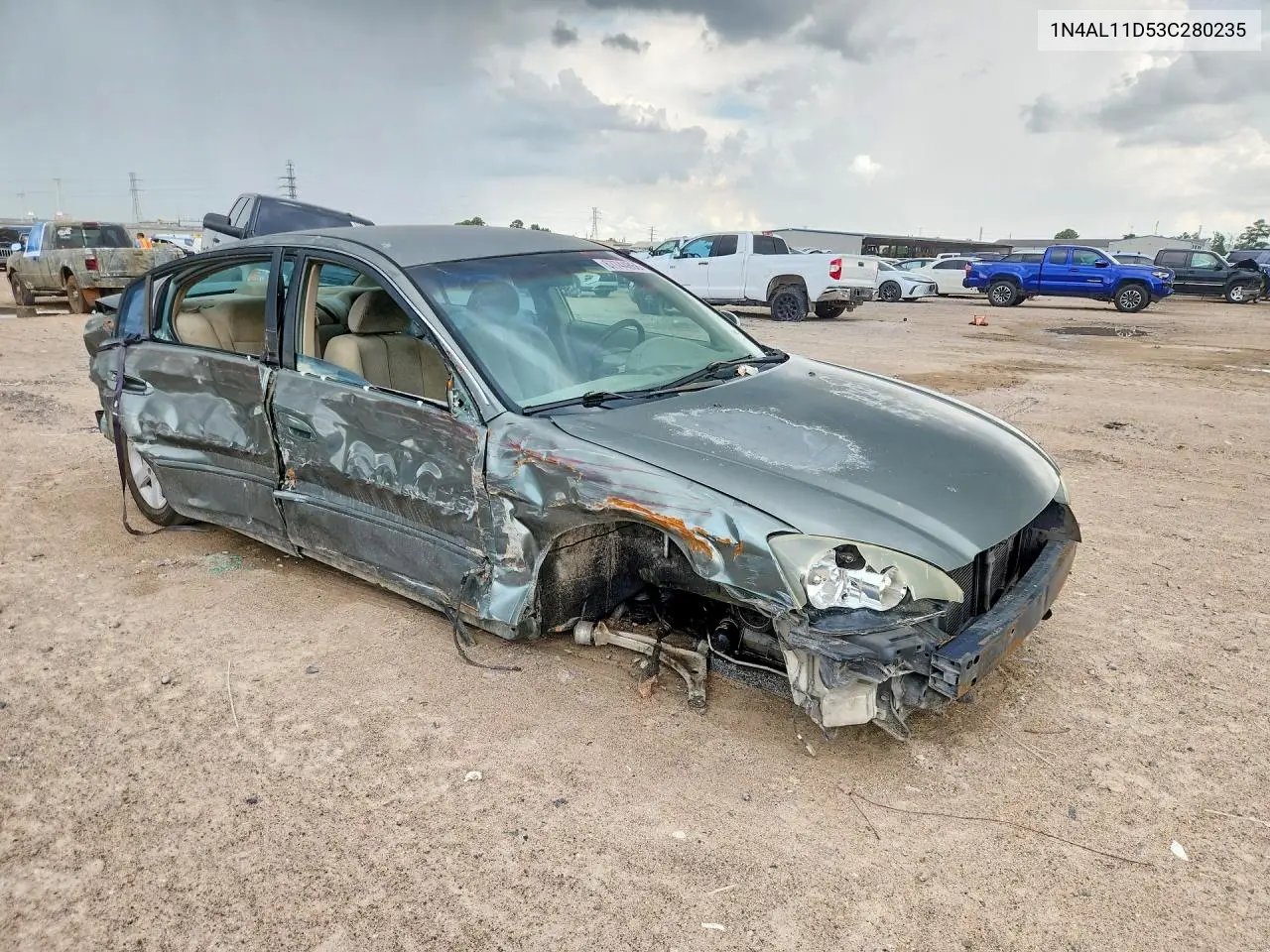 2003 NISSAN ALTIMA VIN 1N4AL11D53C280235 — фото 4