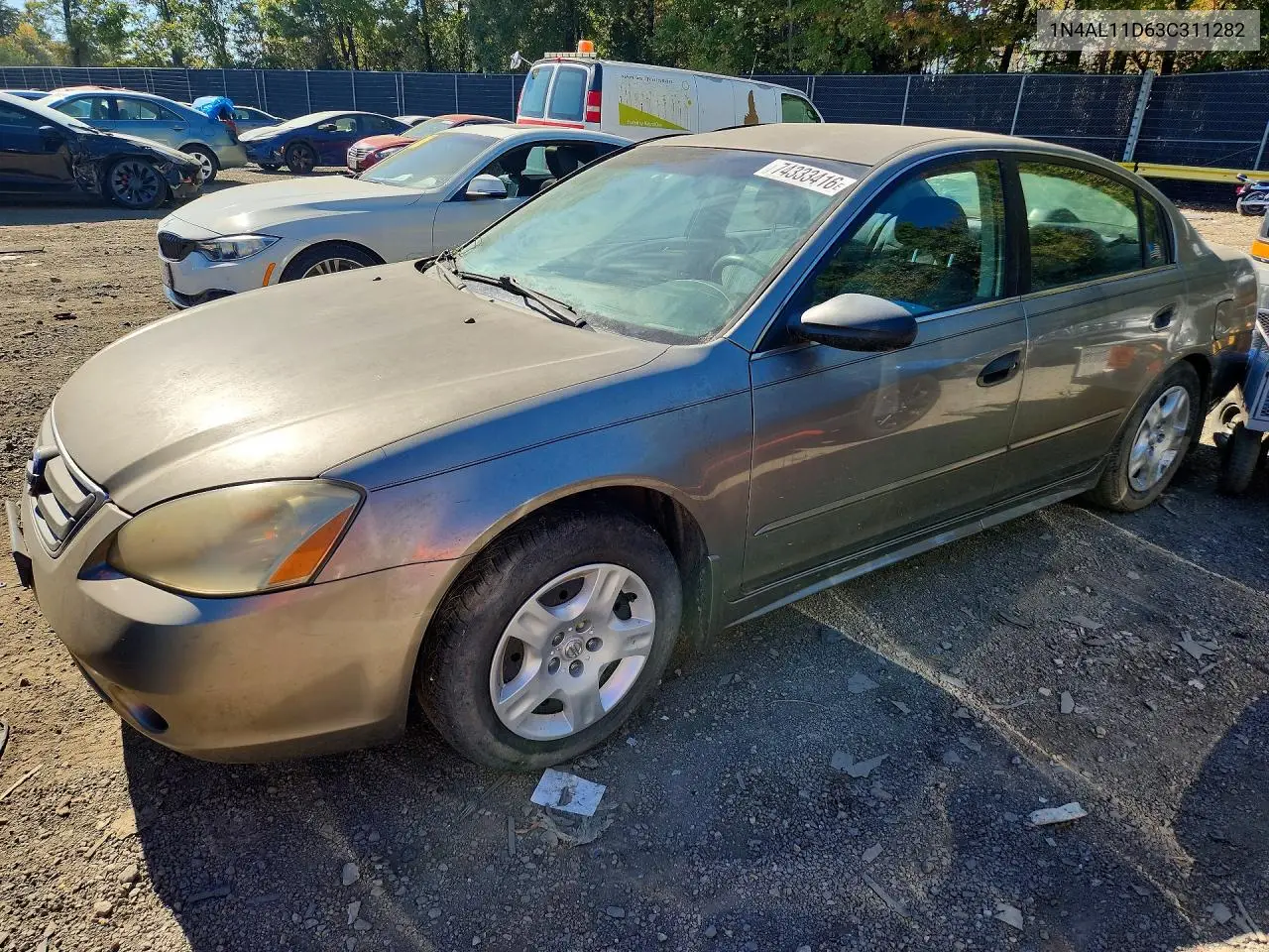 NISSAN ALTIMA 2003, VIN 1N4AL11D63C311282