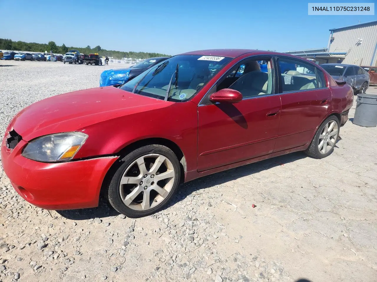 NISSAN ALTIMA 2005, VIN 1N4AL11D75C231248