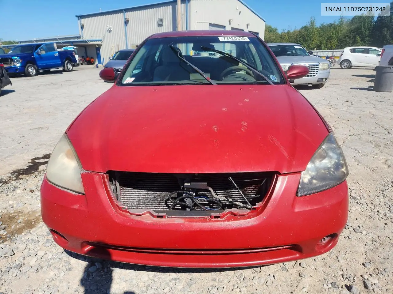 2005 NISSAN ALTIMA VIN 1N4AL11D75C231248 — фото 5