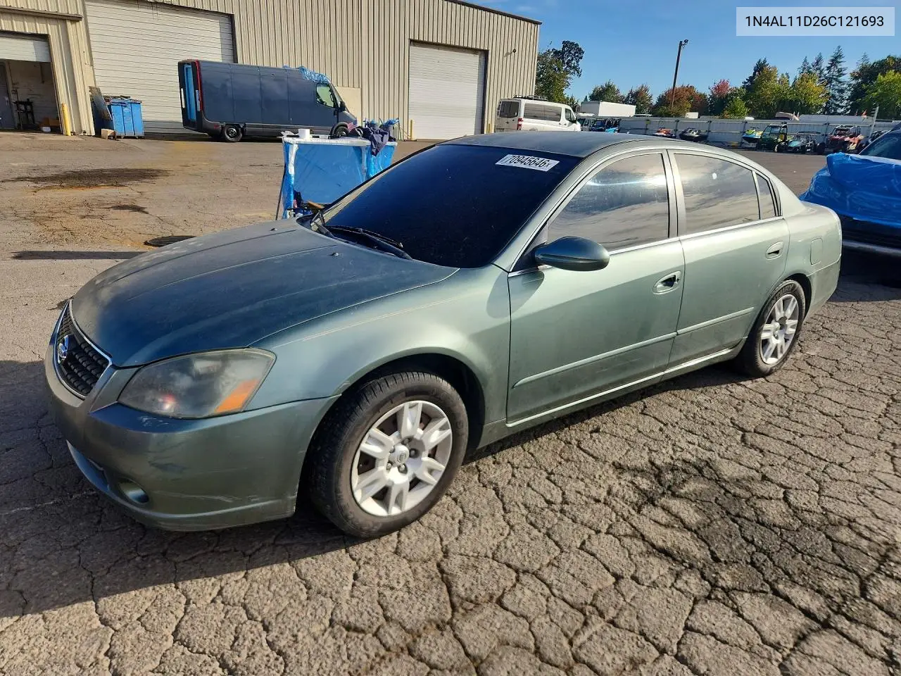 NISSAN ALTIMA 2006, VIN 1N4AL11D26C121693
