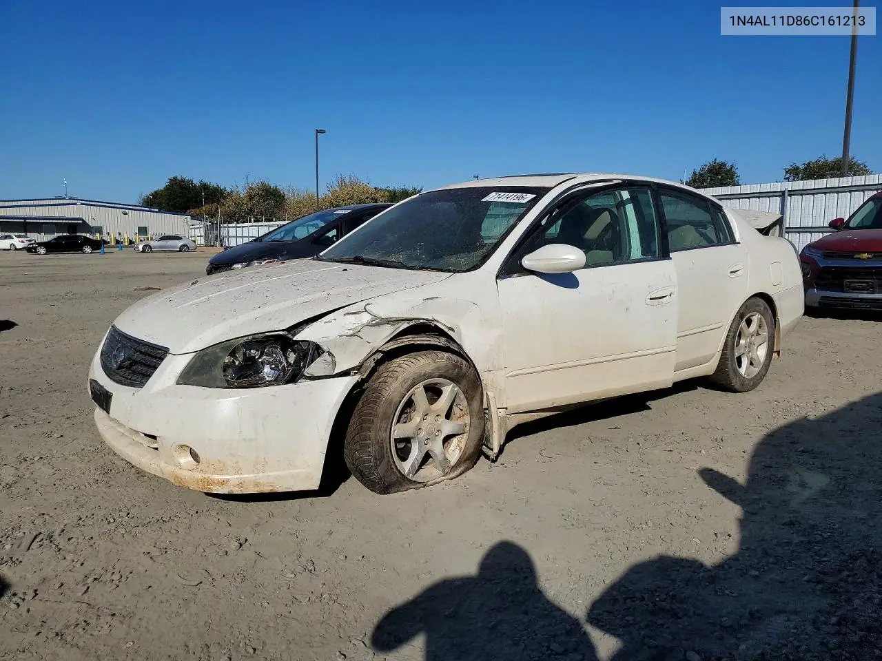 NISSAN ALTIMA 2006, VIN 1N4AL11D86C161213