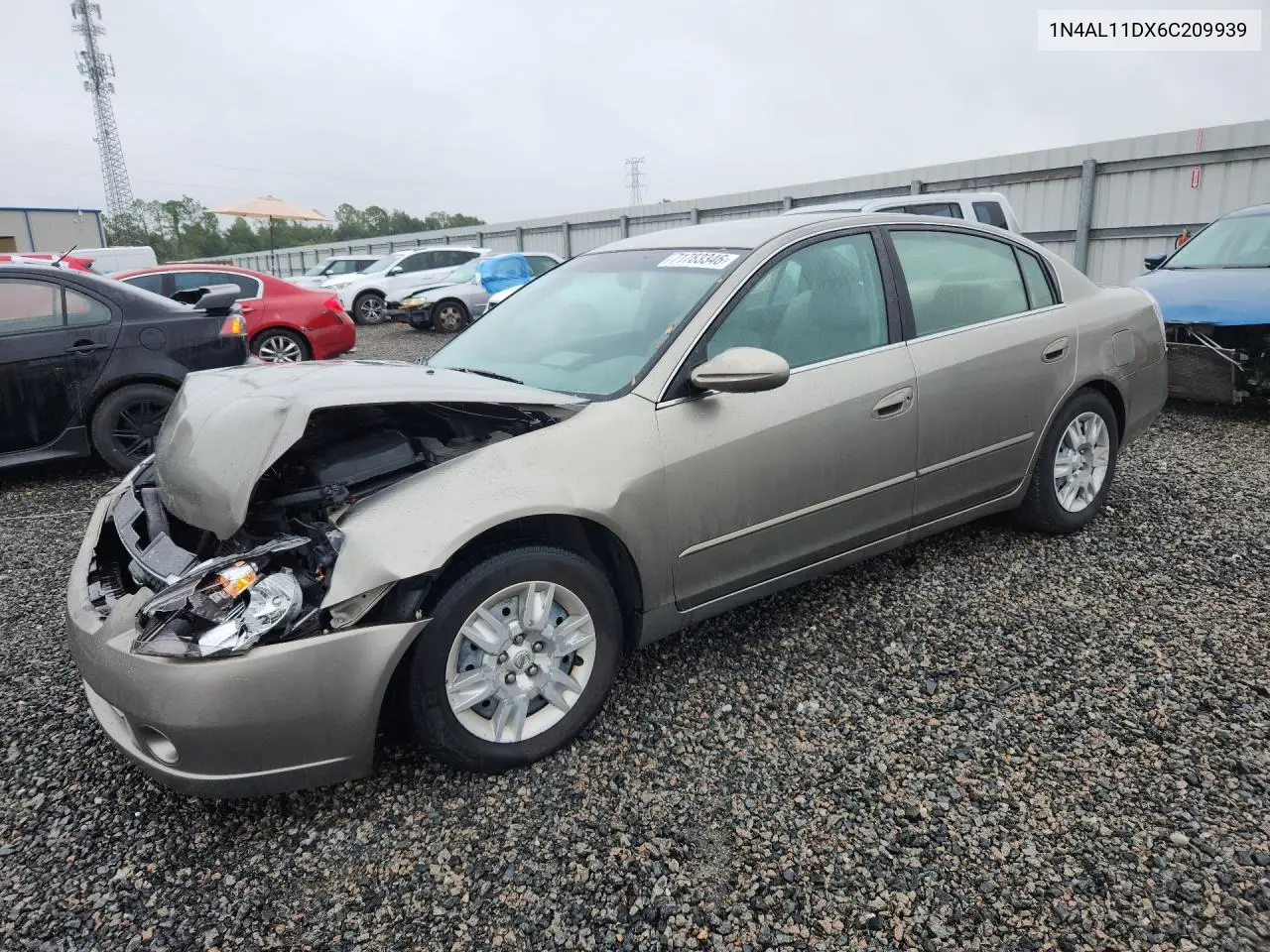 NISSAN ALTIMA 2006, VIN 1N4AL11DX6C209939