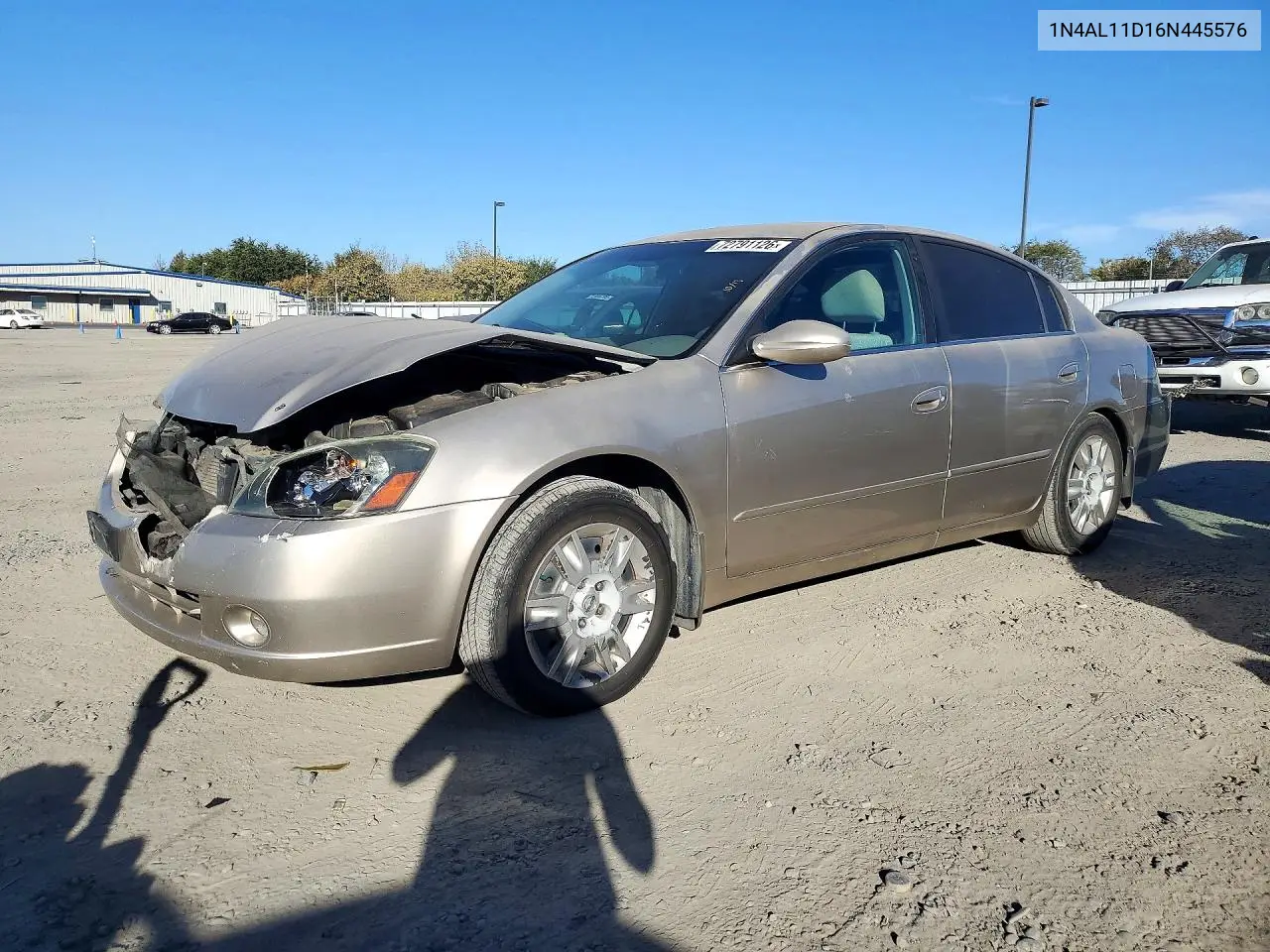 NISSAN ALTIMA 2006, VIN 1N4AL11D16N445576