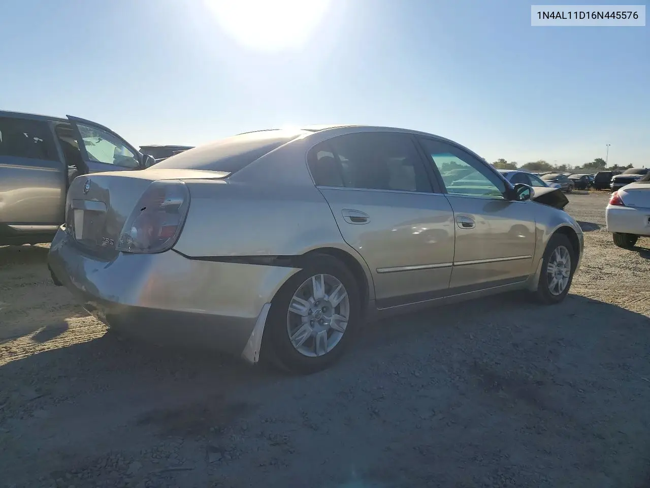 2006 NISSAN ALTIMA VIN 1N4AL11D16N445576 — фото 3