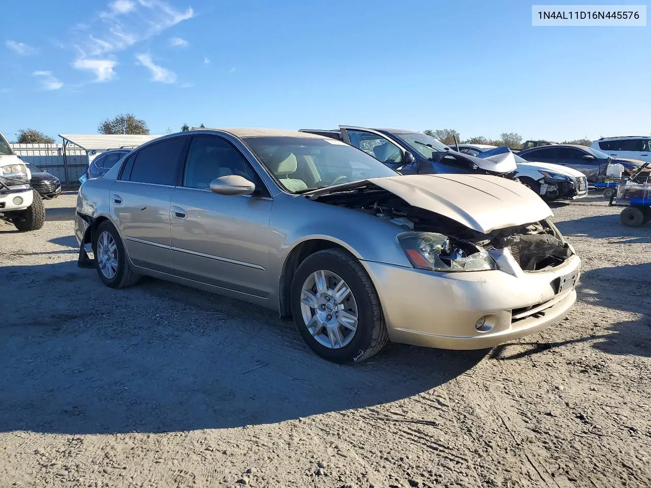 2006 NISSAN ALTIMA VIN 1N4AL11D16N445576 — фото 4