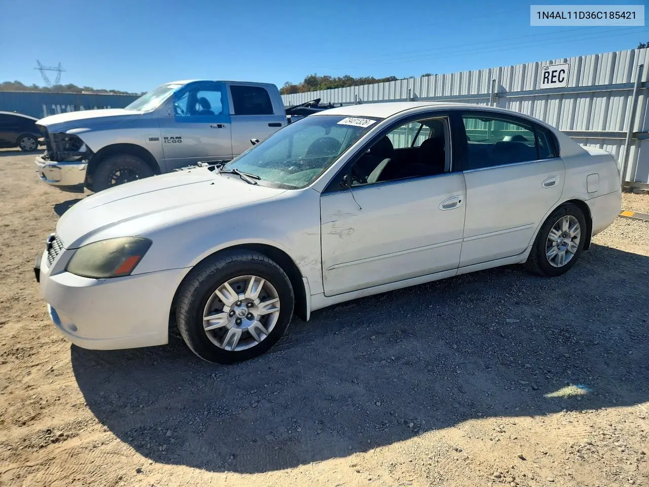 NISSAN ALTIMA 2006, VIN 1N4AL11D36C185421
