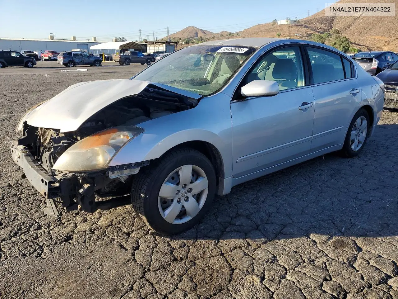 NISSAN ALTIMA 2007, VIN 1N4AL21E77N404322