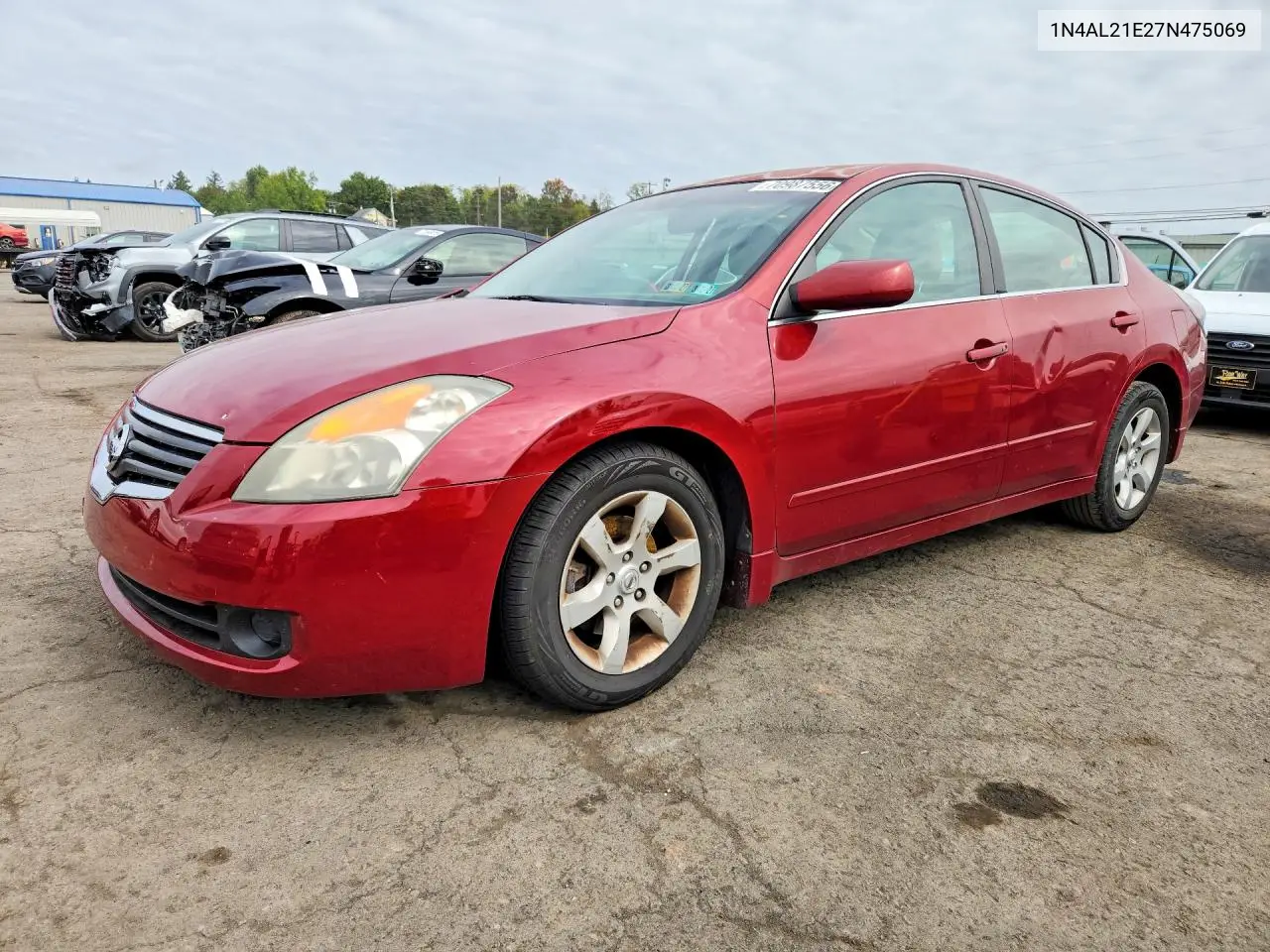 NISSAN ALTIMA 2007, VIN 1N4AL21E27N475069