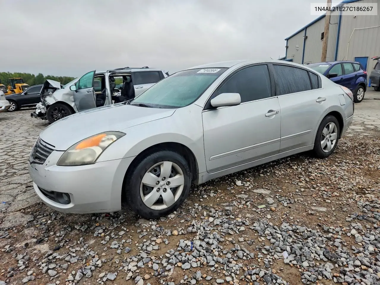 NISSAN ALTIMA 2007, VIN 1N4AL21E27C186267