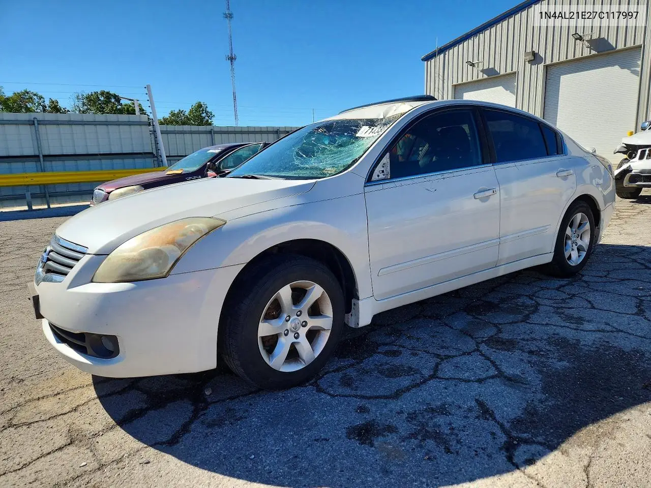 NISSAN ALTIMA 2007, VIN 1N4AL21E27C117997