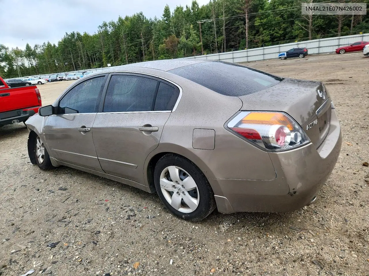 2007 NISSAN ALTIMA VIN 1N4AL21E07N426002 — фото 2