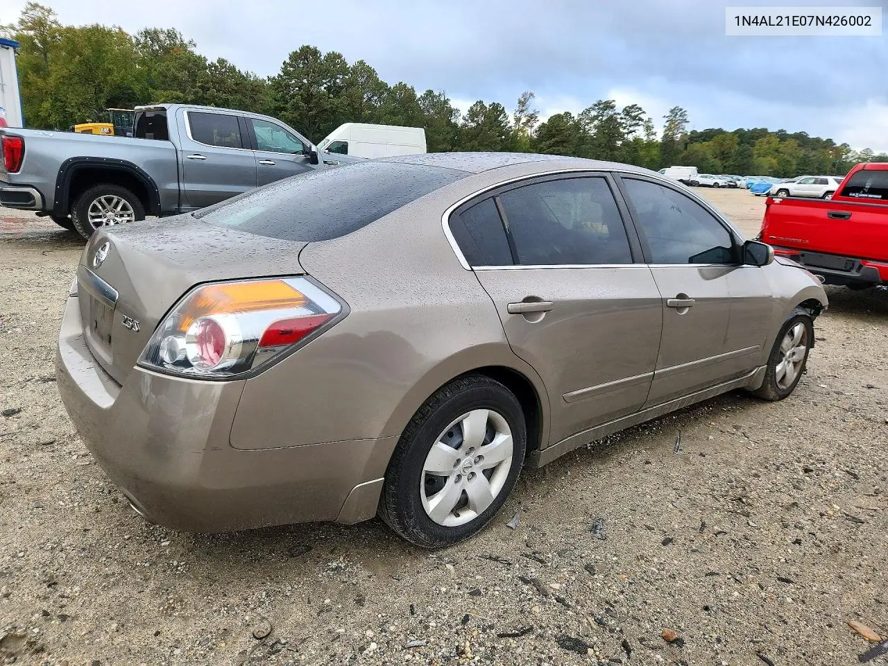 2007 NISSAN ALTIMA VIN 1N4AL21E07N426002 — фото 3