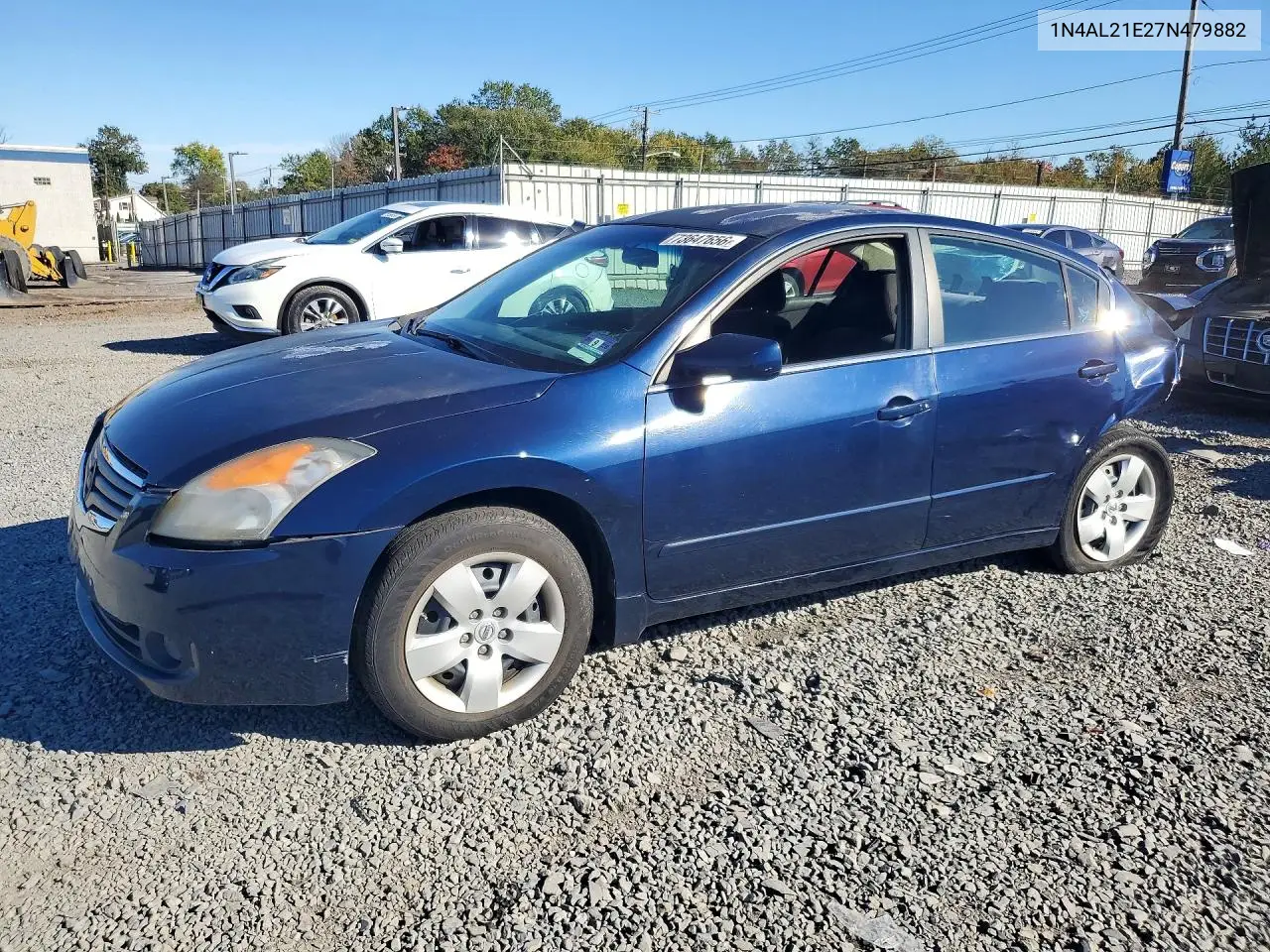 NISSAN ALTIMA 2007, VIN 1N4AL21E27N479882