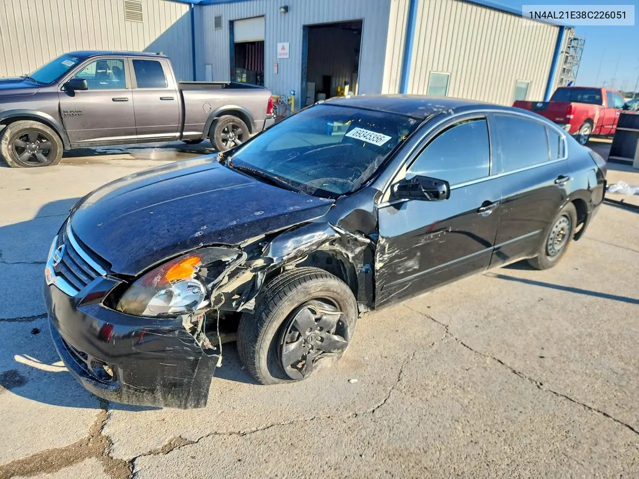 NISSAN ALTIMA 2008, VIN 1N4AL21E38C226051