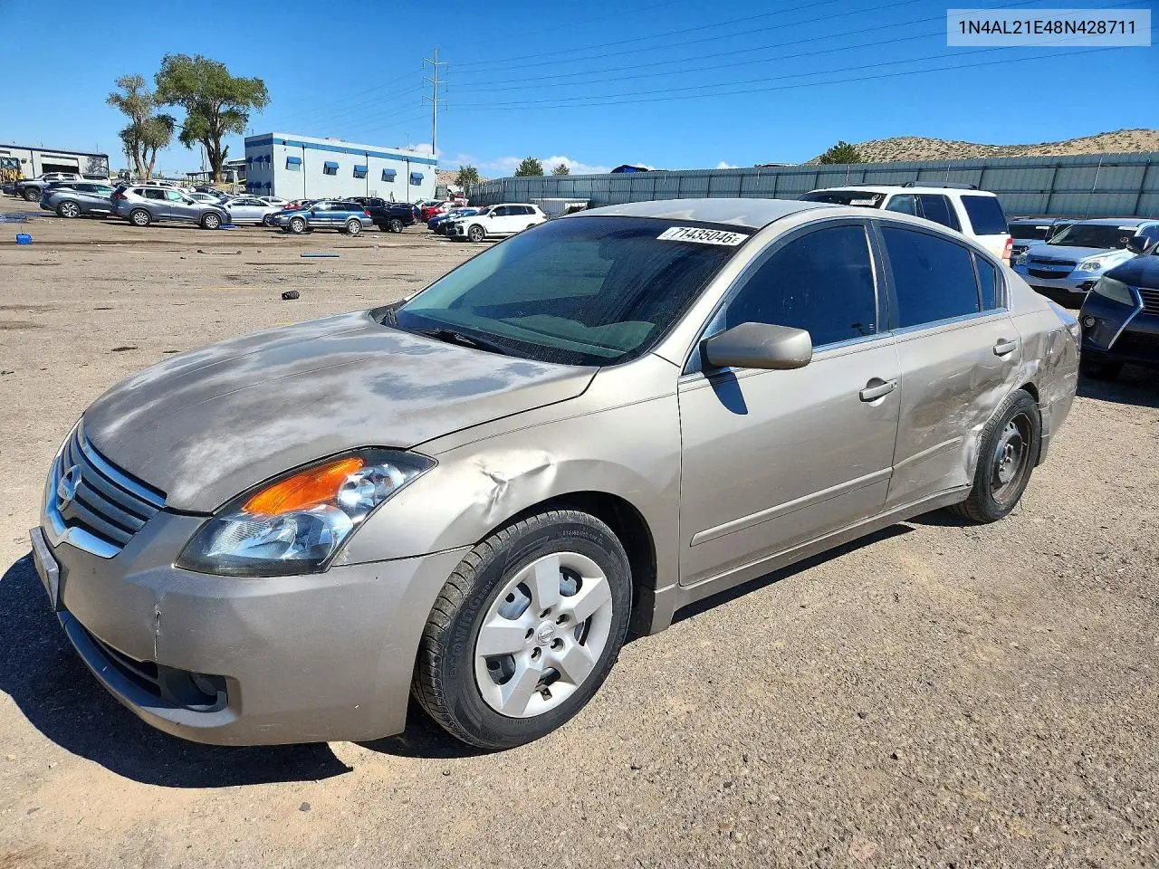 NISSAN ALTIMA 2008, VIN 1N4AL21E48N428711