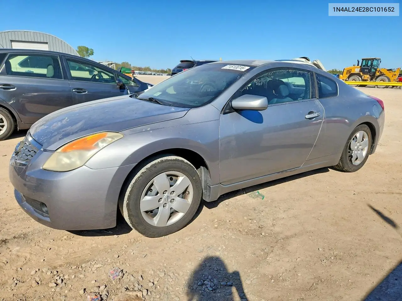 NISSAN ALTIMA 2008, VIN 1N4AL24E28C101652
