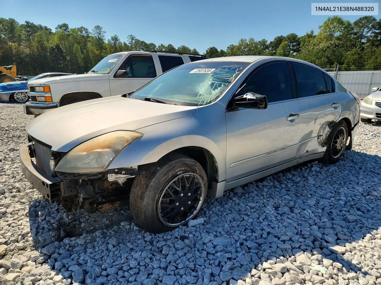 NISSAN ALTIMA 2008, VIN 1N4AL21E38N488320