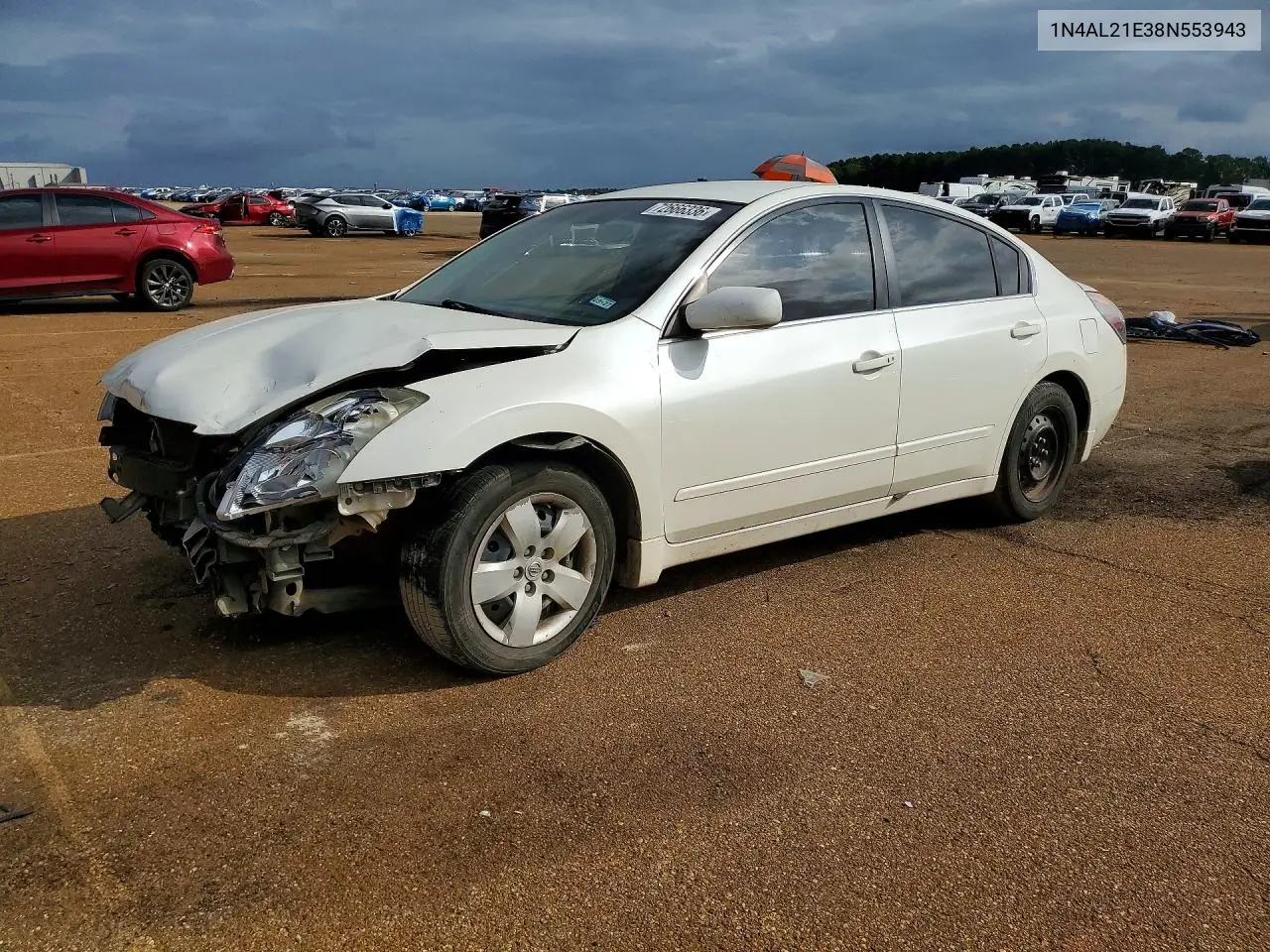 NISSAN ALTIMA 2008, VIN 1N4AL21E38N553943