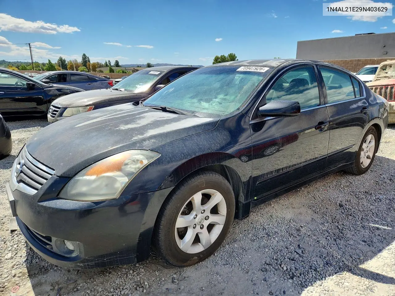 NISSAN ALTIMA 2009, VIN 1N4AL21E29N403629