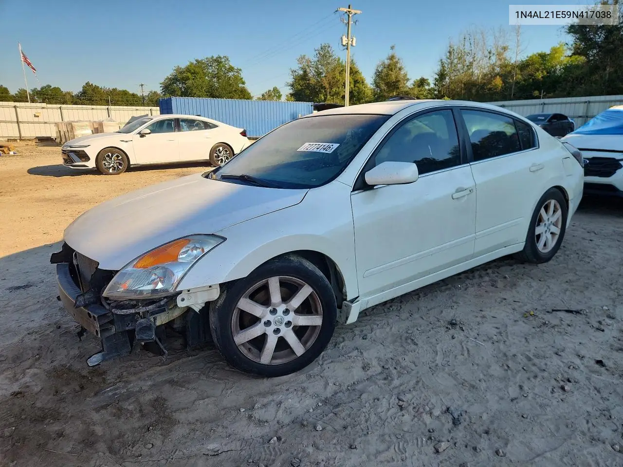 NISSAN ALTIMA 2009, VIN 1N4AL21E59N417038