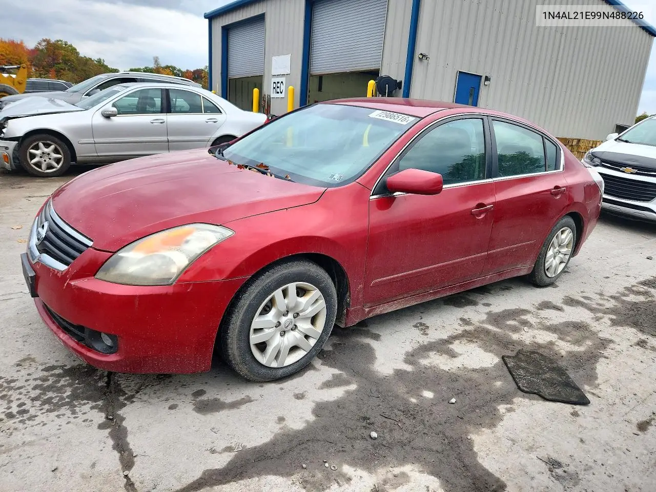 NISSAN ALTIMA 2009, VIN 1N4AL21E99N488226