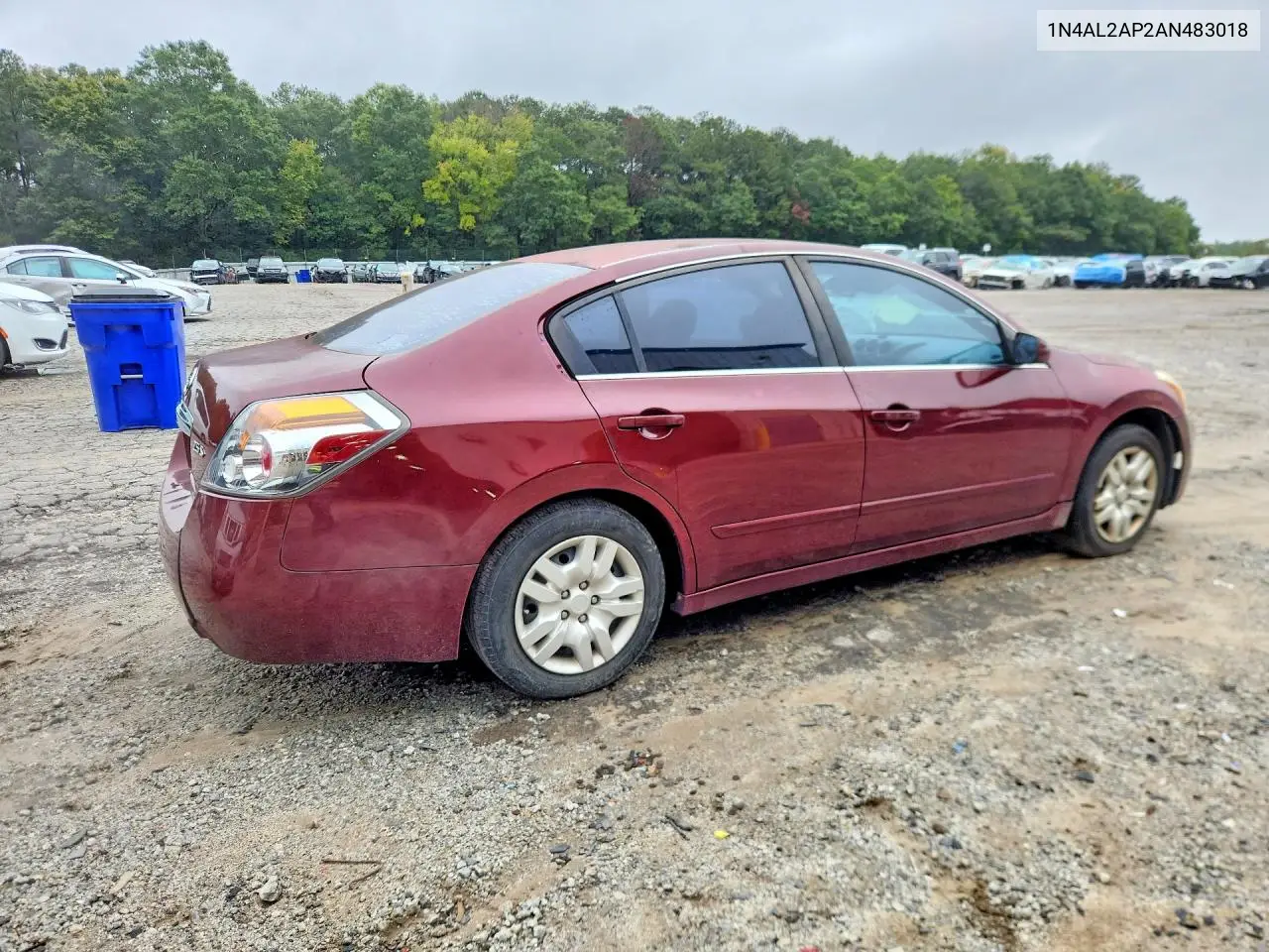 2010 NISSAN ALTIMA VIN 1N4AL2AP2AN483018 — фото 3