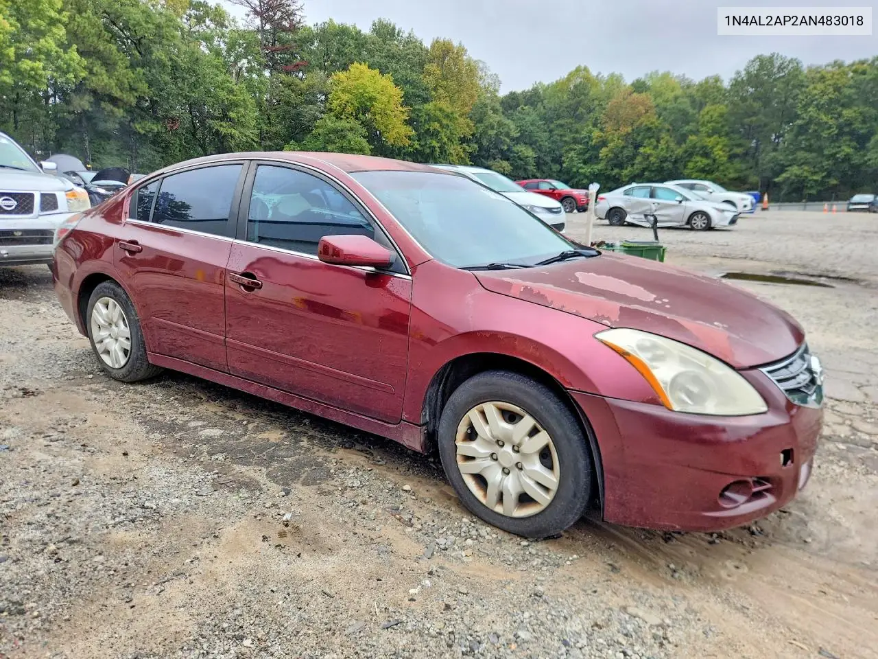 2010 NISSAN ALTIMA VIN 1N4AL2AP2AN483018 — фото 4
