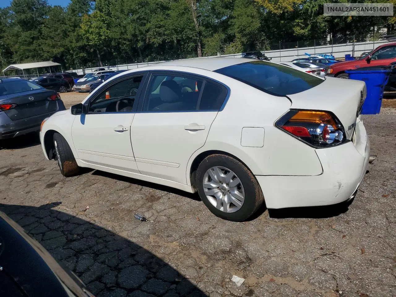 2010 NISSAN ALTIMA VIN 1N4AL2AP3AN451601 — фото 2