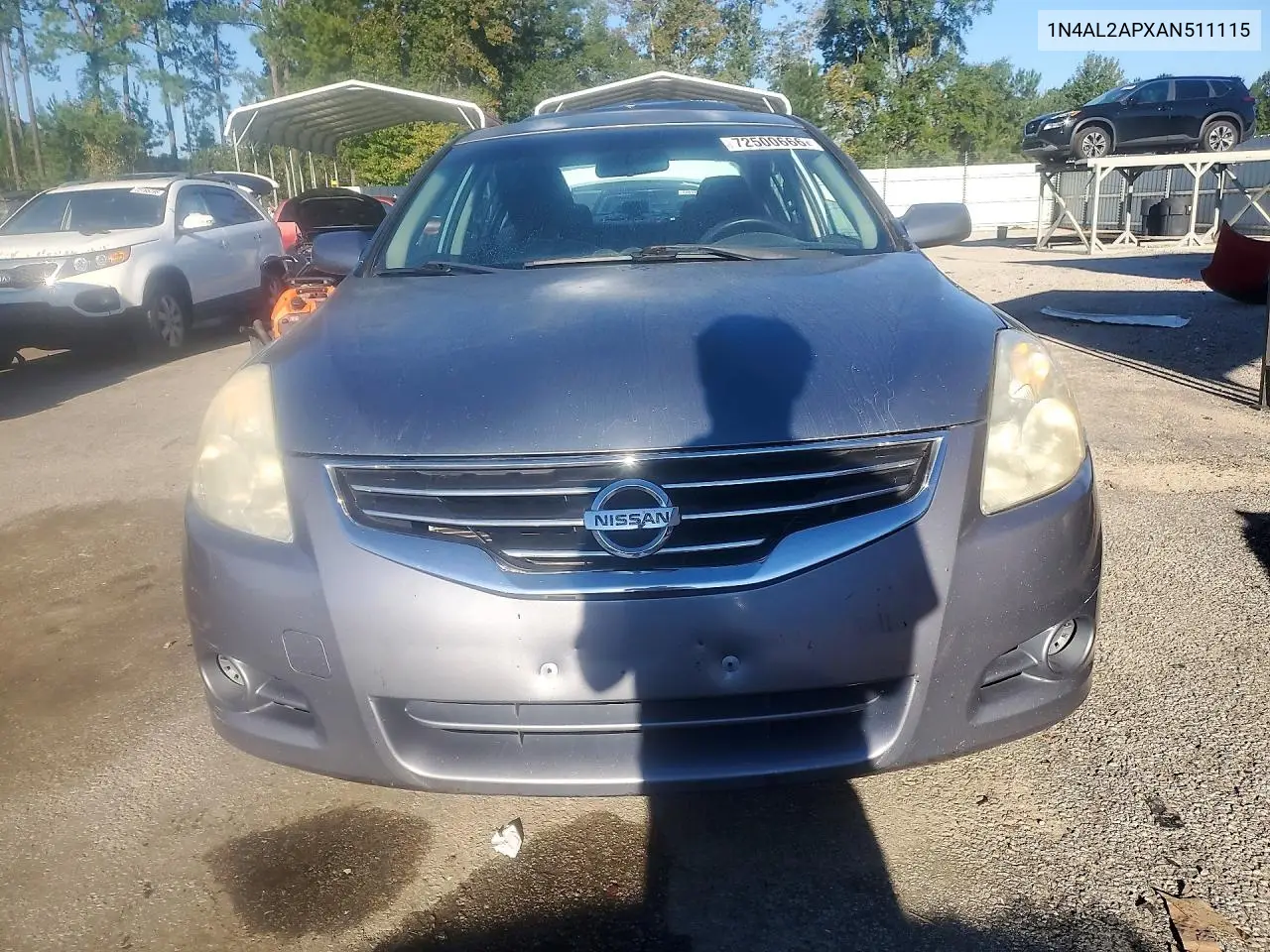 2010 NISSAN ALTIMA VIN 1N4AL2APXAN511115 — фото 5