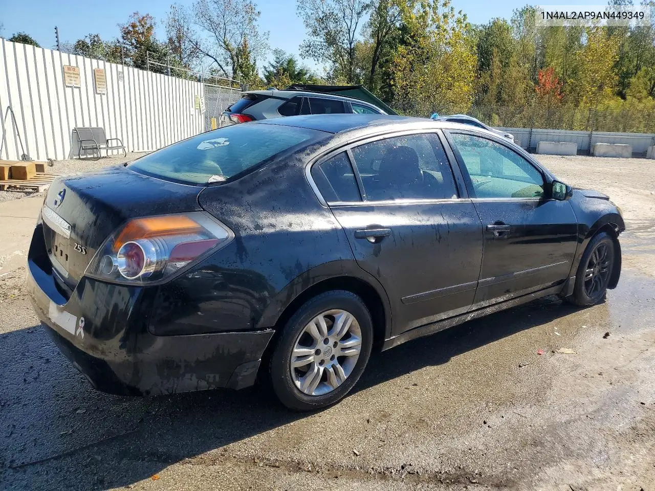 NISSAN ALTIMA 2010, VIN 1N4AL2AP9AN449349