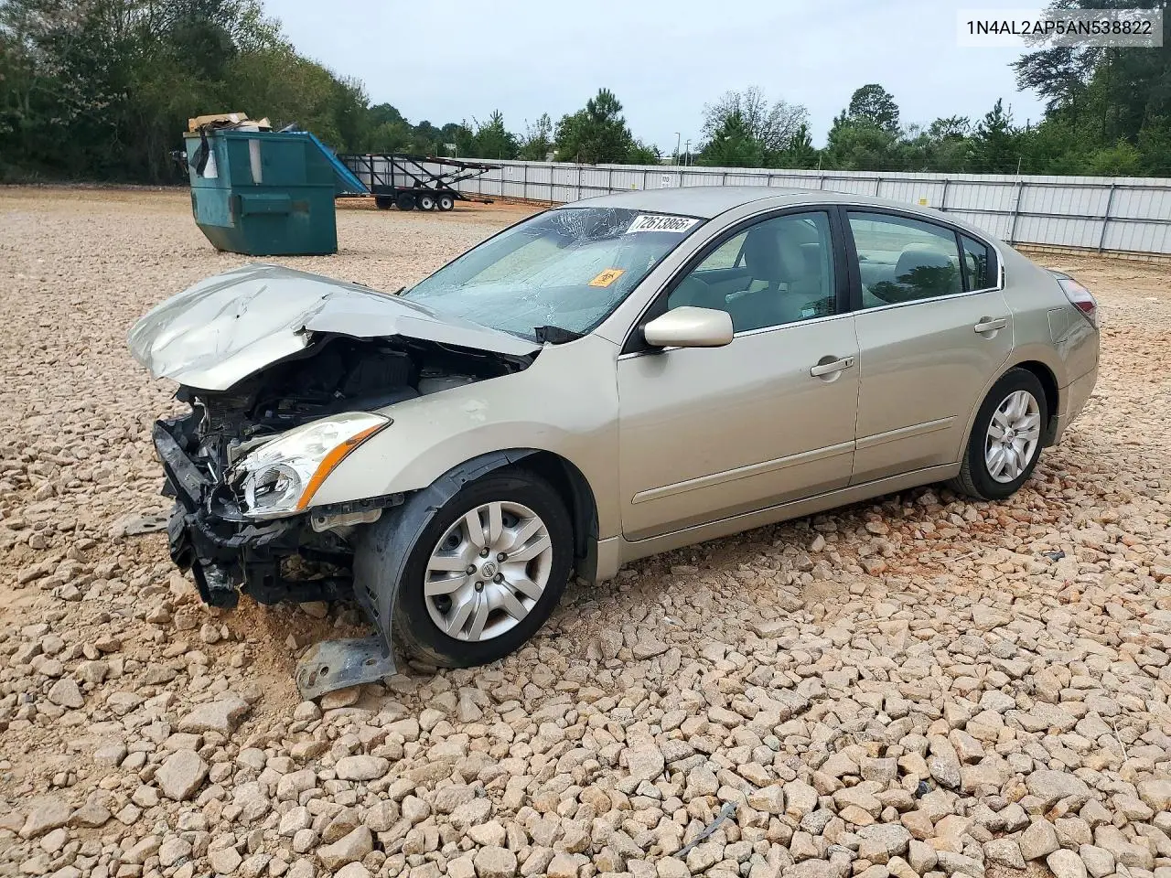 NISSAN ALTIMA 2010, VIN 1N4AL2AP5AN538822
