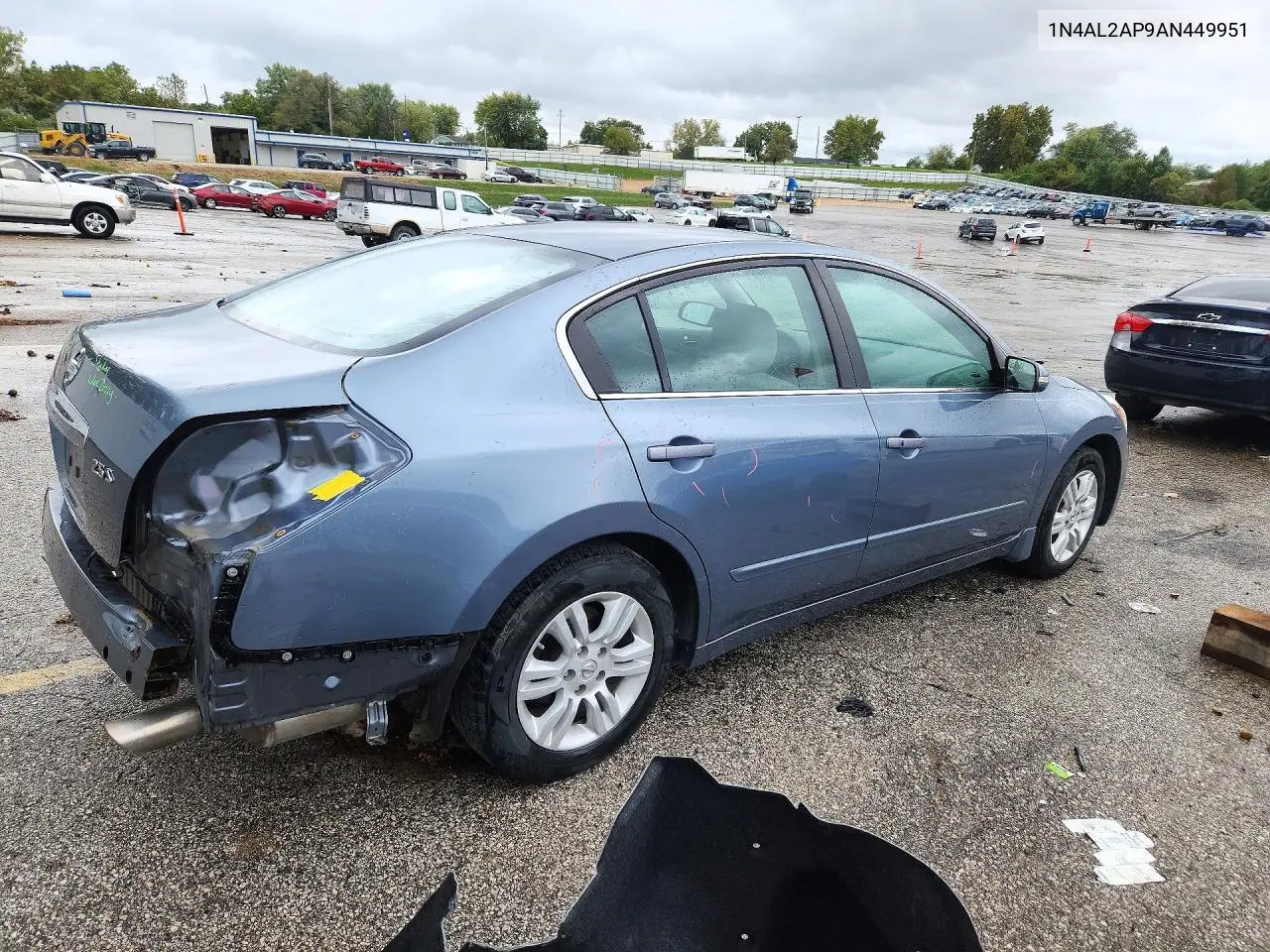 2010 NISSAN ALTIMA VIN 1N4AL2AP9AN449951 — фото 3