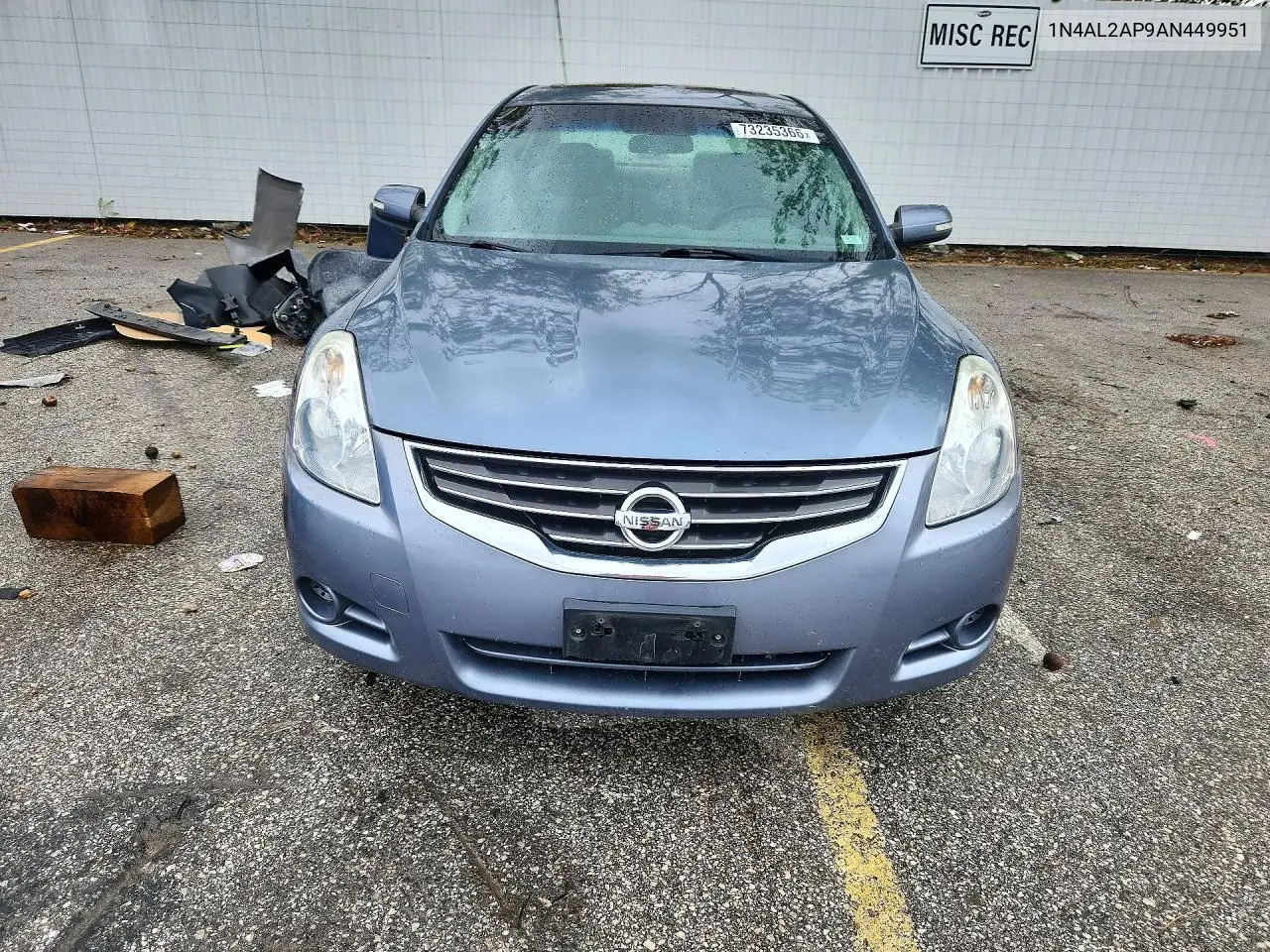 2010 NISSAN ALTIMA VIN 1N4AL2AP9AN449951 — фото 5