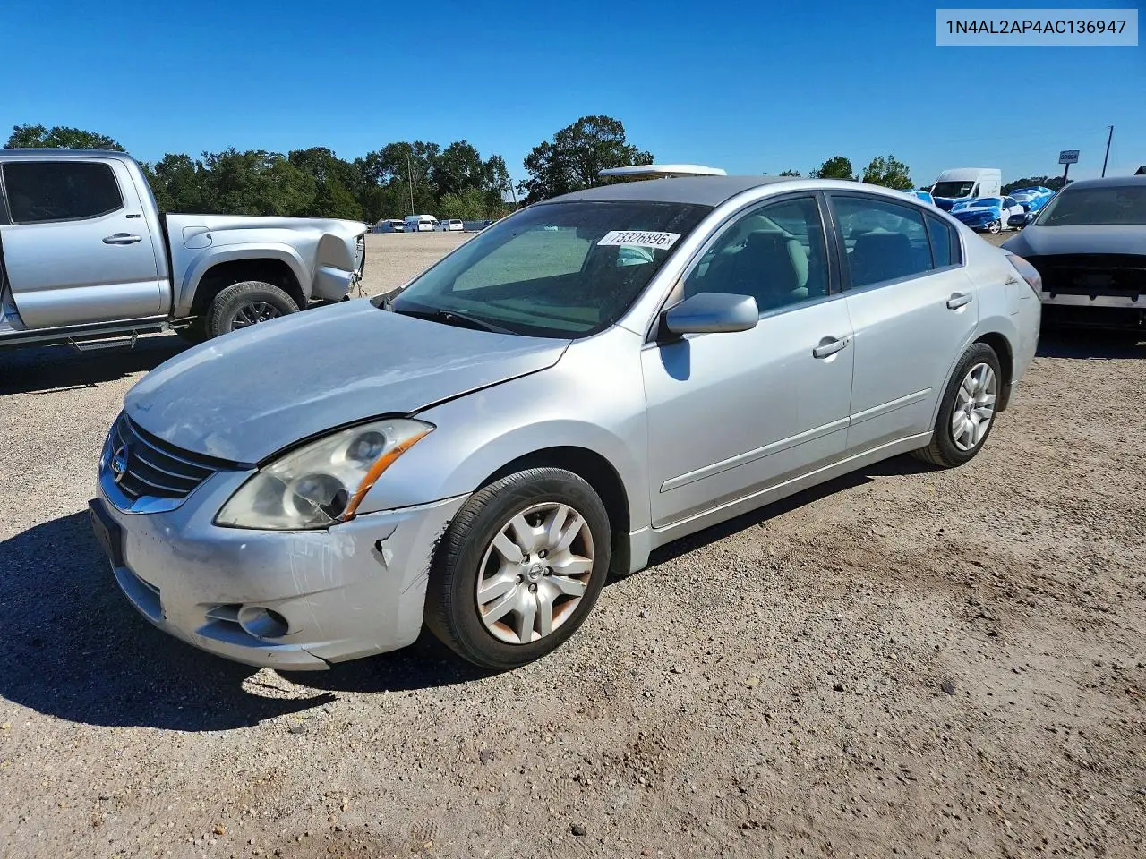 NISSAN ALTIMA 2010, VIN 1N4AL2AP4AC136947