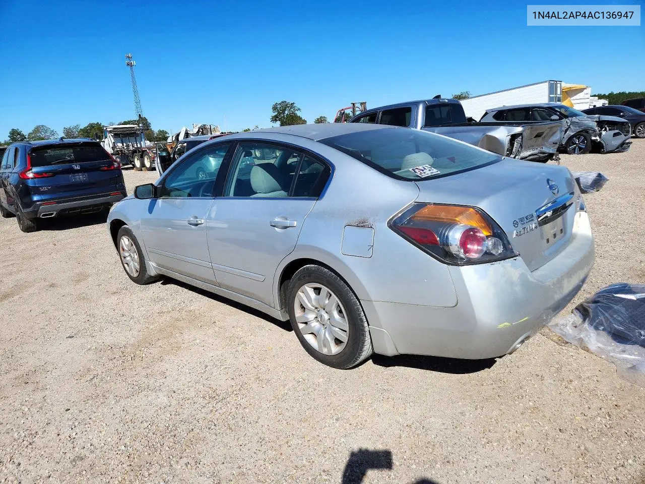 2010 NISSAN ALTIMA VIN 1N4AL2AP4AC136947 — фото 2