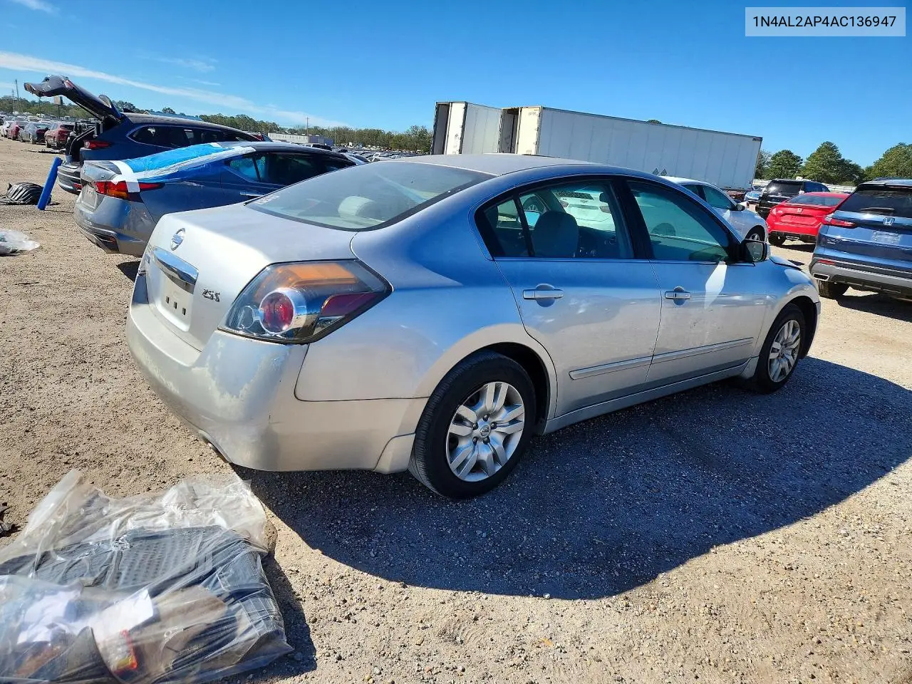 2010 NISSAN ALTIMA VIN 1N4AL2AP4AC136947 — фото 3